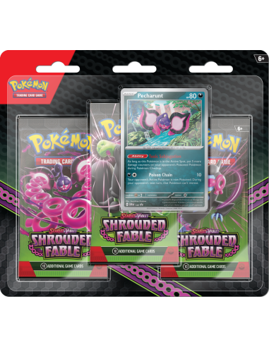 Pokémon TCG Scarlet & Violet - Shrouded Fable 3 Booster Pack Blister | Masterball.cl