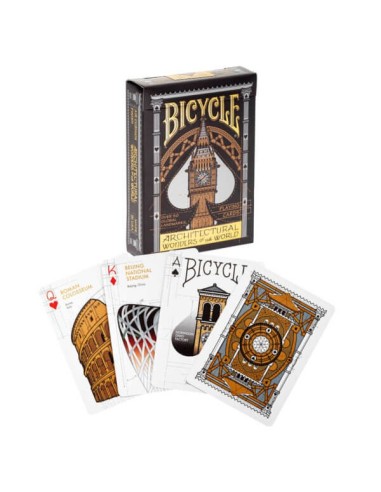 Naipes Bicycle Creatives – Architectural Wonders of the World | Masterball.cl