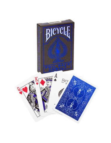 Naipes Bicycle Ultimates – MetalLuxe Cobalt (Blue) | Masterball.cl