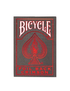 Naipes Bicycle Ultimates – MetalLuxe Crimson (Red) | Masterball.cl